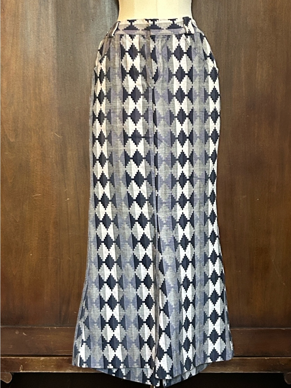 Upcycled Tapestry Maxi Skirt S